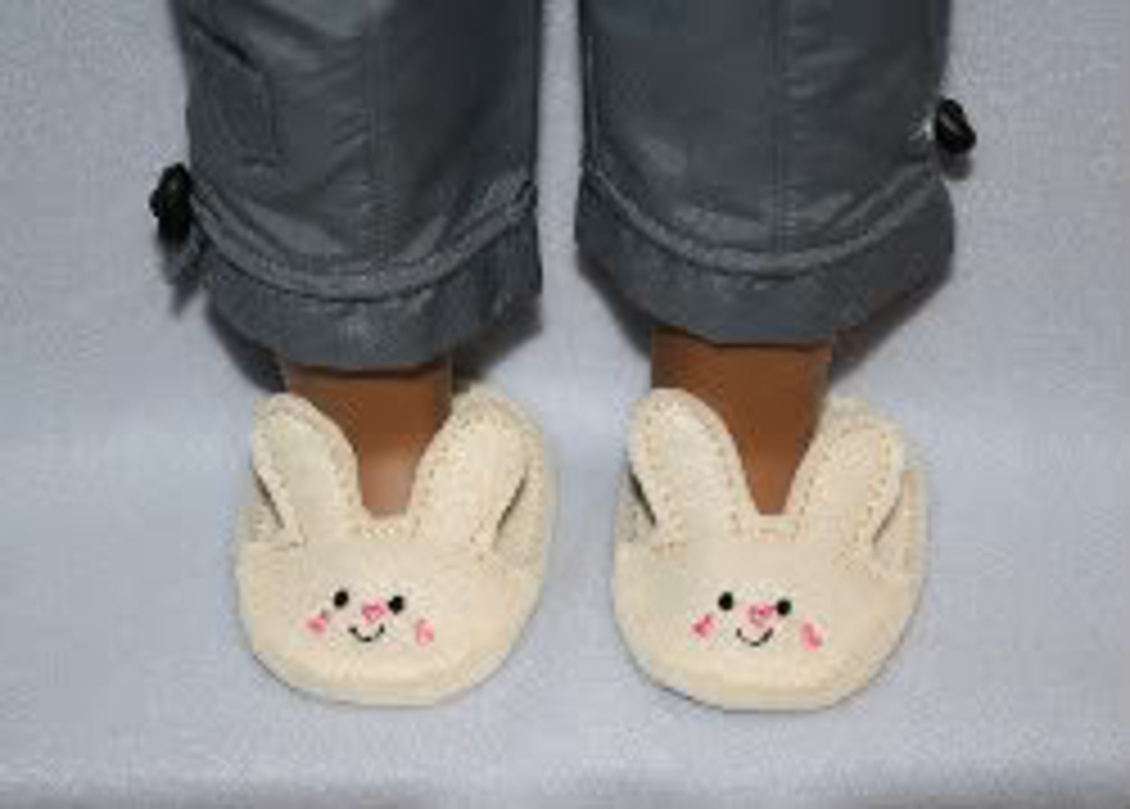 Digital Download 18 inch Doll Bunny Slippers In the Hoop Etsy