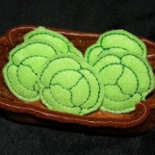 In the Hoop Italian Felt Food Set Applique Machine Embroidery Etsy