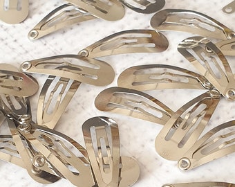 5 stuks 2,5 cm kleine haarspeldjes met zilveren metalen afwerking Poppen prikpop accessoire pop Ambachtelijke poppenkleertjes maken bjd UK Shop