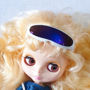 Skiing Sunglasses, Ski Glasses for Dolls   Sunshades Black Pink Gold, doll Glasses, Custom Doll Making UK SHOP