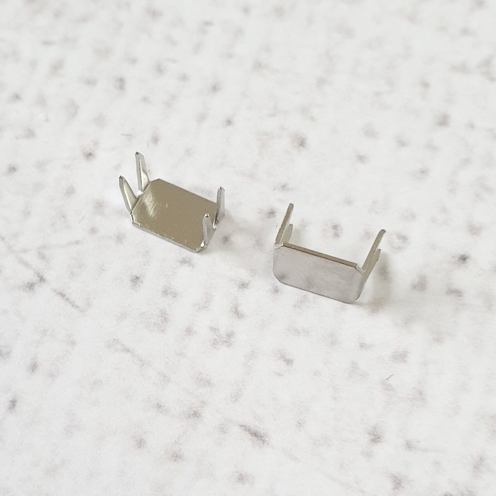 SILVER Metal Zipper Stopper for 5 zipper tape zip stopper Etsy