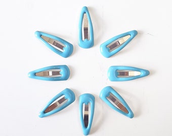 2 stuks kleine BLAUWE haarspeldjes van 2 cm Poppen prikpop accessoire pop Ambachtelijke poppenkleertjes maken bjd UK Shop
