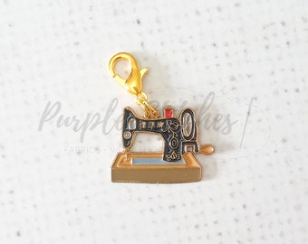 Sewing Machine Zipper Charm, Stitch Marker, Notebook Charm, Diary Charm, Purse Accessories, Purse Charm, UK Shop