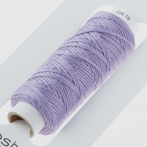 Lavender 19 | Hidamari Sashiko Thread | 30m Mini Cone | Japanese Sashiko Thread | UK Shop