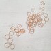 12mm LIGHT ROSE GOLD colour Bra rings sliders 1/2' inch metal alloy rings slider, perfect for bra making, camisoles, 1 sets (total 4 pieces) 
