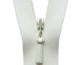Cream 502 - YKK Invisible Zip - Various Sizes