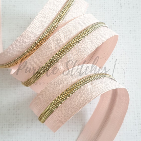 Rectangle Pull Zipper Pack - Black Zipper Tape with Pink Teeth Rectangle Pull Zipper Pack - Black Zipper Tape with Pink Teeth