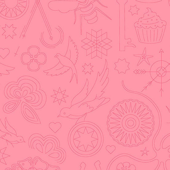 Sun Print Luminance Embroidery Taffy - Alison Glass - PER QUARTER METRE Sun Print Luminance Embroidery Taffy - Alison Glass - PER QUARTER METRE