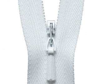 White 501 - YKK Invisible Zip - Various Sizes