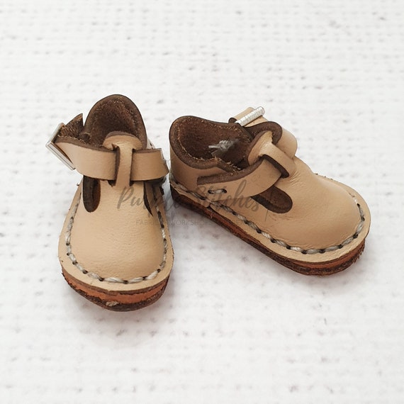 Apatsuki Brown Casual Shoes For 12-Inch Boy Dolls - Fits Ken & Barbie Boyfriend Dolls