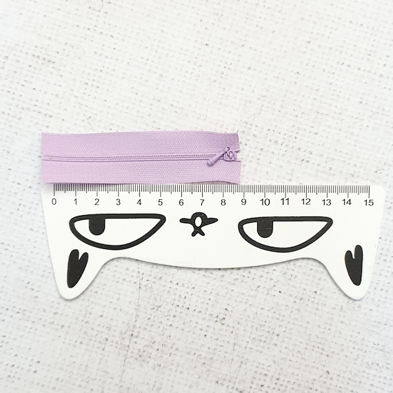 Cerniere Minuscole 4 Cm Per Bambole - Nastro Bianco, Denti In Ottone - 2 Pezzi - Per Borse, Zaini E Abiti Di Bambole - 2