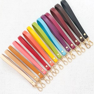EIN Echtleder Armband mit GOLD Farbe Hardware, Leder Clutch Geldbörse Riemen, Mini Clutch Taschen Riemen, Ersatz Riemen, UK Shop