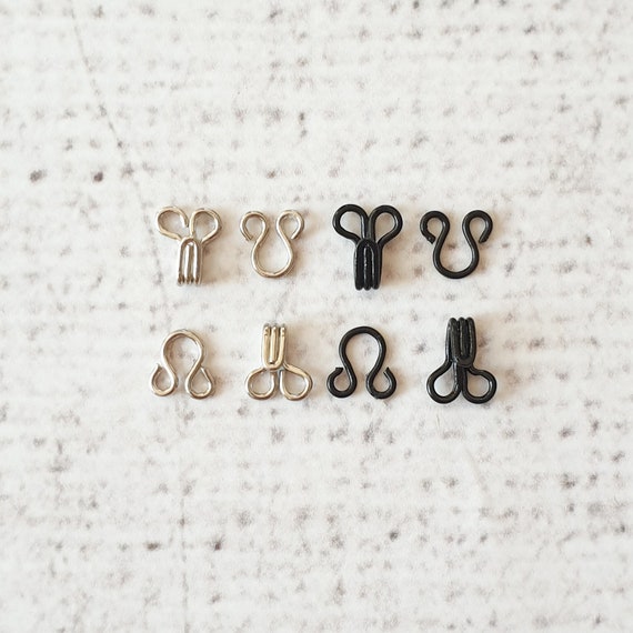 Mini Hook and Eye, 6mmx11mm Hook and Eye Clasp, for Doll Clothes Sewing  Projects, Mini Craft Supply, BJD, UK Shop 