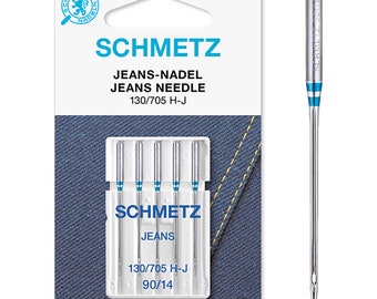 Schmetz Jeans Needle - Size 90 - Sewing Machine Needles, UK Shop
