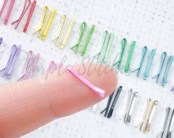 2 pcs 1.5cm tiny doll hair clips bobbin clips for Dolls Prong Doll Accessory doll Craft Doll Clothes Making  bjd UK Shop