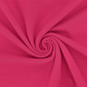 Fuchsia Pink - Plain  Tricot Cotton Jersey cotton jersey dressmaking UK Shop Hot Pink