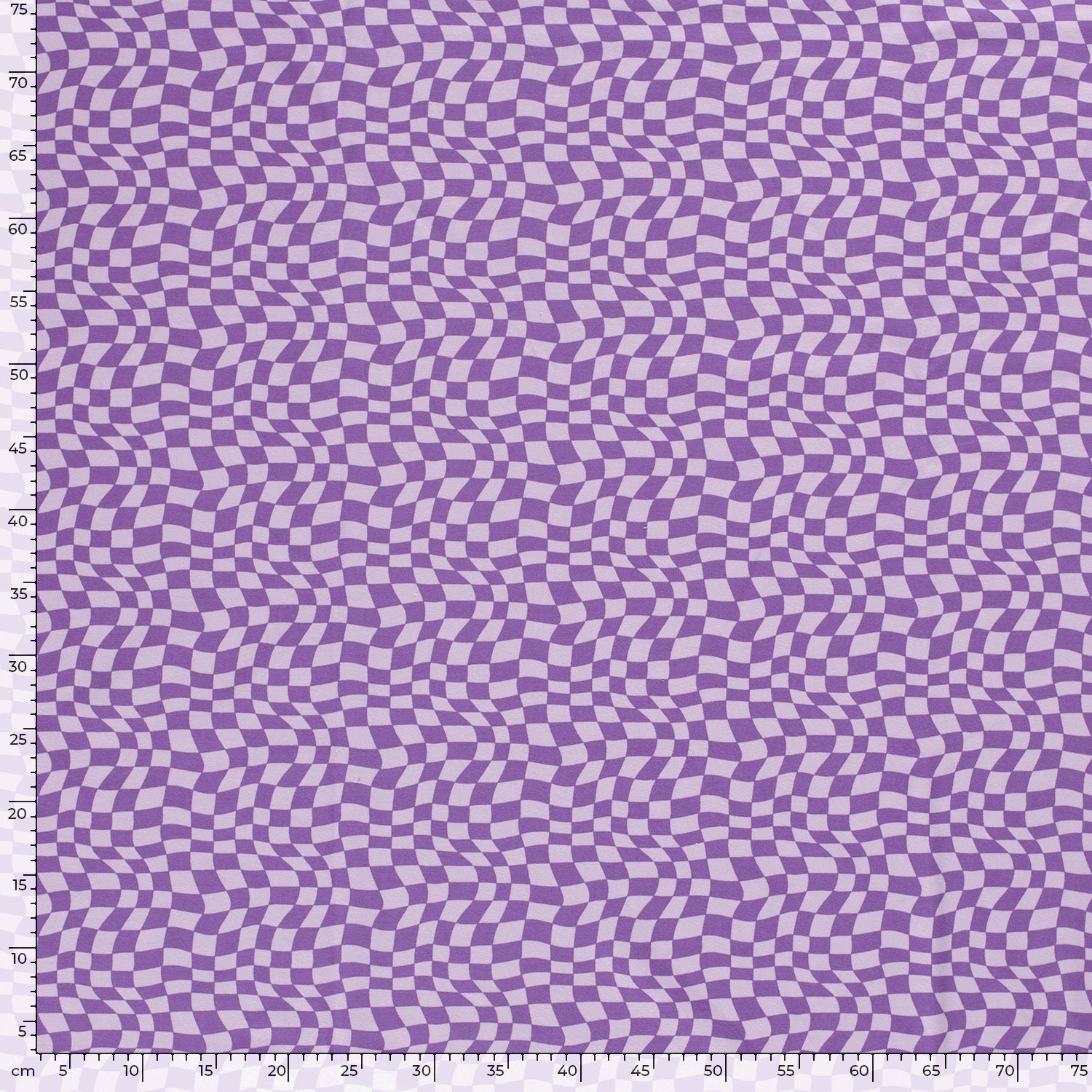 Purple Checkerbox - Tricot Cotton Jersey by Quarter Metre Cotton Jersey ...
