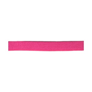 Op de afbeelding: Een roze elastiek, ongeveer 2,5 cm breed.