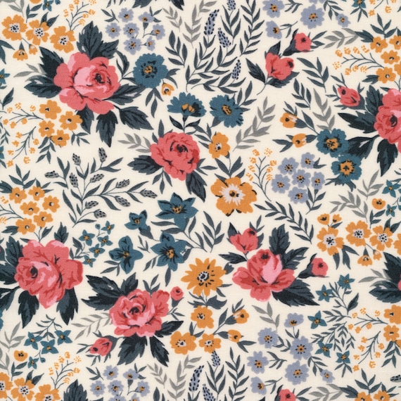 Lace - Flora - Cassidy Demkov - Organic Cotton - Cloud 9 Fabrics Lace - Flora - Cassidy Demkov - Organic Cotton - Cloud 9 Fabrics