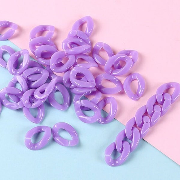 Acrylic Chain Link Etsy