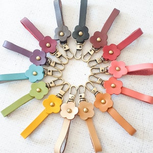 Correa de cuero genuino para pulsera con flores y herrajes de color LATÓN ANTIGUO Correa de cuero para cartera de mano Correa de repuesto para minibolso de mano