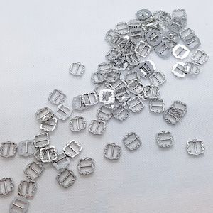SILVER colour 5mm (internal 3.5mm) Mini Buckles ANTIQUE style buckle slider doll buckle Sewing Craft Doll Clothes   bjd UK Shop