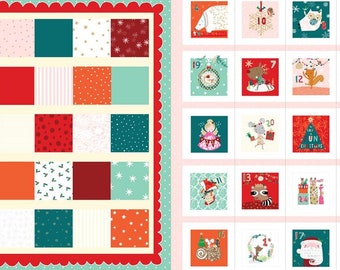Studio E Dear Santa Christmas Advent Calendar Fabric Panel 