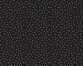 Lettere nere - ABC Menagerie - Dear Stella Fabrics Fat Quarters 100% cotone trapuntato bianco e nero vivaio UK Shop Animal Zoo