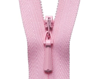 Baby Pink 513 - YKK Invisible Zip - Various Sizes