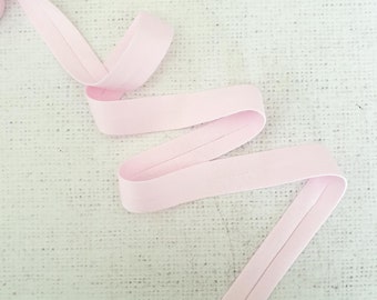 Nastro di rilegatura in jersey/maglia ROSA BABY da 20 mm / 3/4" pollici, 100% cotone, rilegatura in jersey a piega singola, al metro Negozio nel Regno Unito Colore 74