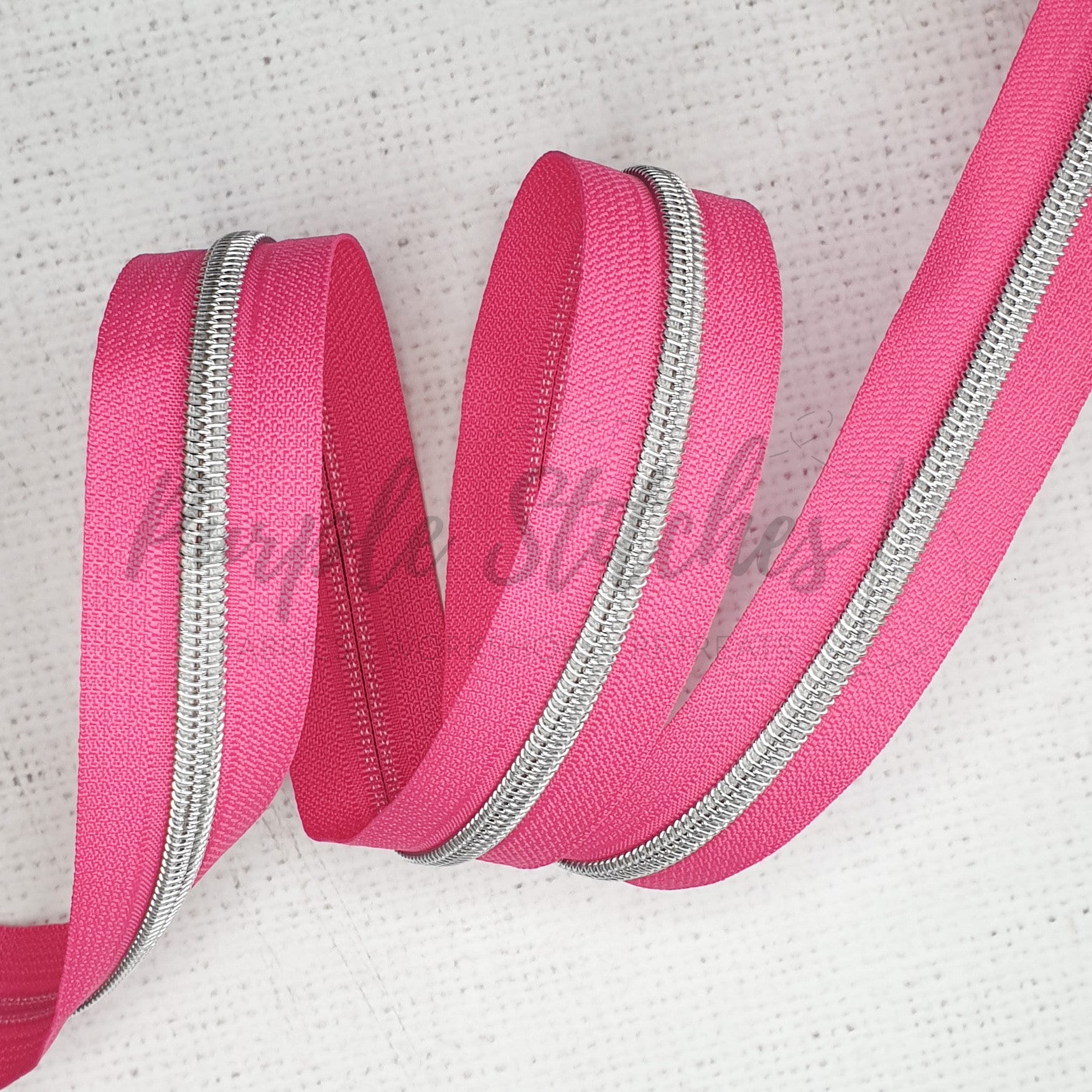 Organza Ribbon - 1 1/2 x 100 yds, Hot Pink - ULINE - S-13171HPINK