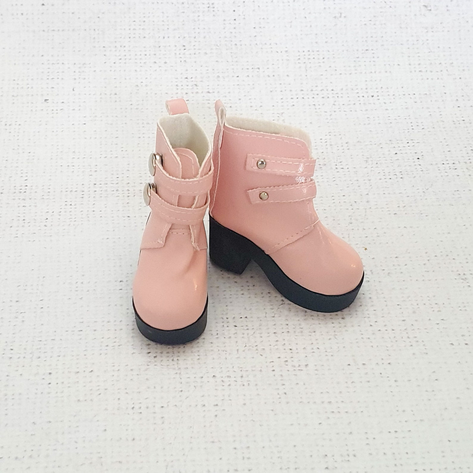 PU Leather Heel Boots