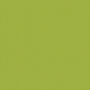 Yellow Dot on Green - Spot On - Makower Fabrics Polka Dot Fabric Fat Quarters 100% cotton quilting dressmaking UK Shop 830/GY