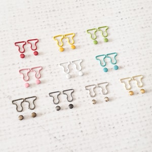 1 paar 6mm Mini Doll Latzhose Kleidung Befestigung, nähen Craft Doll Kleidung machen Versorgung bjd UK Shop