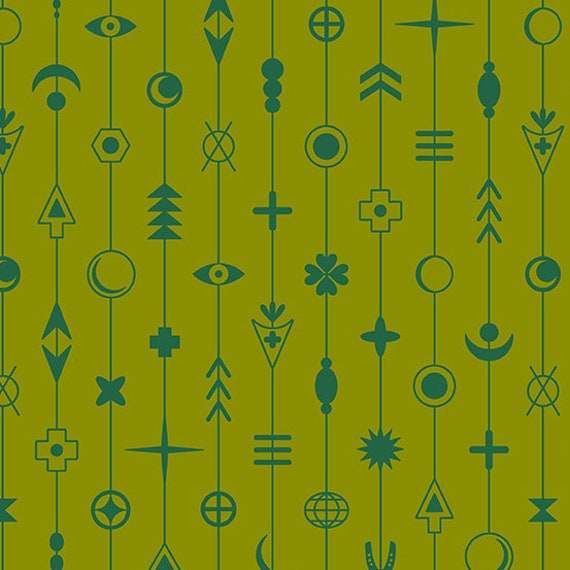 Postmark First Day Mint - Alison Glass - PER QUARTER METRE Postmark First Day Mint - Alison Glass - PER QUARTER METRE