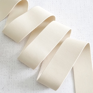1.5 inches / 38mm CREAM Elastic band waist band elastics , Soft elastic Sewing dressmaking UK shop