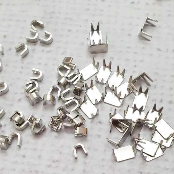 SILVER Metal Zipper Stopper for 5 Zipper Tape Zip Stopper Etsy Australia
