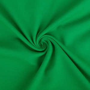 Green - Plain Cotton Jersey cotton jersey dressmaking UK Shop