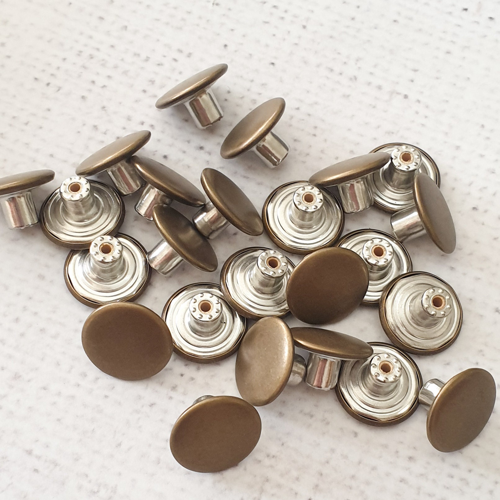 12 Sets Button Pins for Loose Jeans, No Sew and No Tools Instant Replacement Snap Tack Pant Button, Ceryvop Reusable and Adjustable Metal Pants