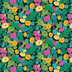 Dewdrop Garden - Rain or Shine - Jessica Swift Fat Quarters 100% cotton quilting UK shop Art Gallery Fabric