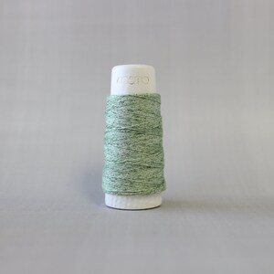 Lecien Cosmo Hidamari sashiko thread - Mojito Green - 30 meter skein - UK Shop 89-202