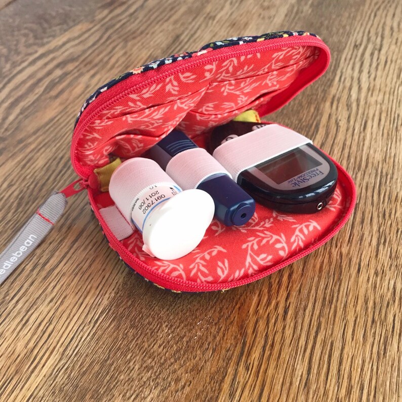 Bag. Blood Glucose Meter Case. Small Diabetic Test Etsy