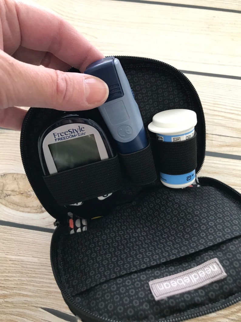 Diabetic Bag. Kit. Blood Glucose Meter Case. Small Etsy