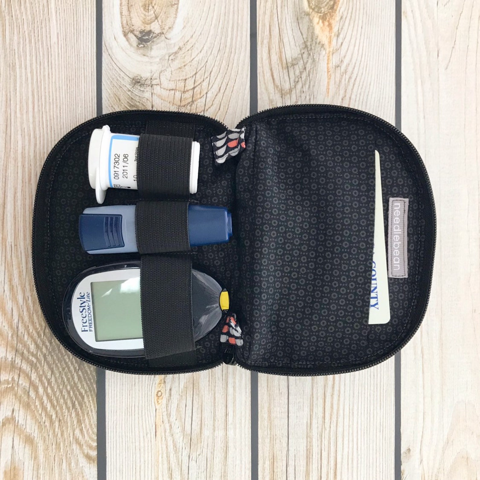 Diabetic bag. kit. Blood glucose meter case. Small Etsy