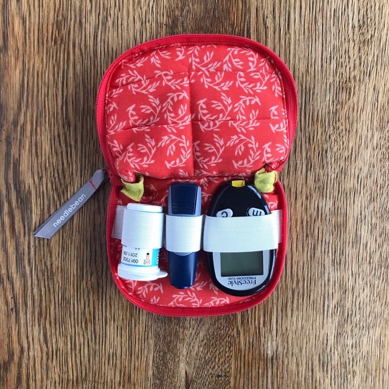 Bag. Blood Glucose Meter Case. Small Diabetic Test Etsy