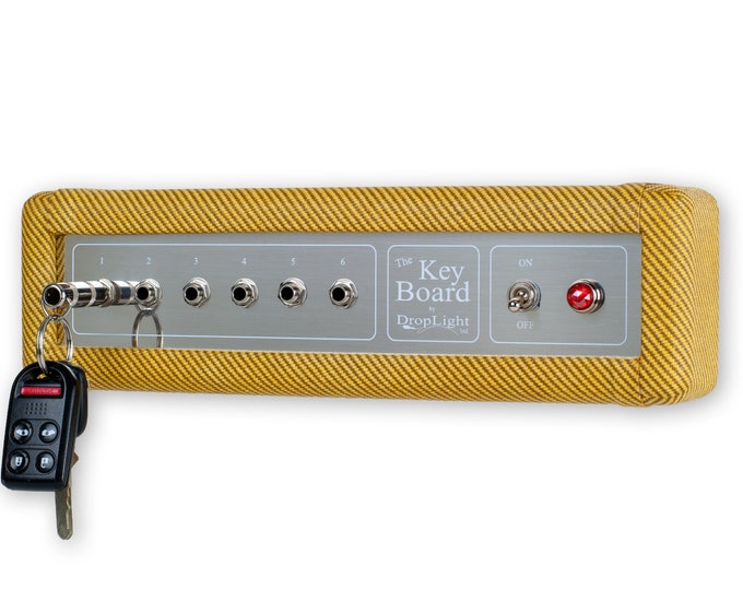 Tweed Key Holder Wallmounted Key Holder Guitar Amp Key Etsy