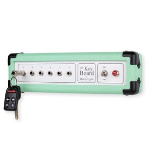 Wall Key Holder, Seafoam Key Rack, The Key Board - Seafoam