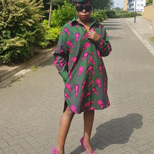 green emerald velvet dress Kitenge Fashion Styles main image 0