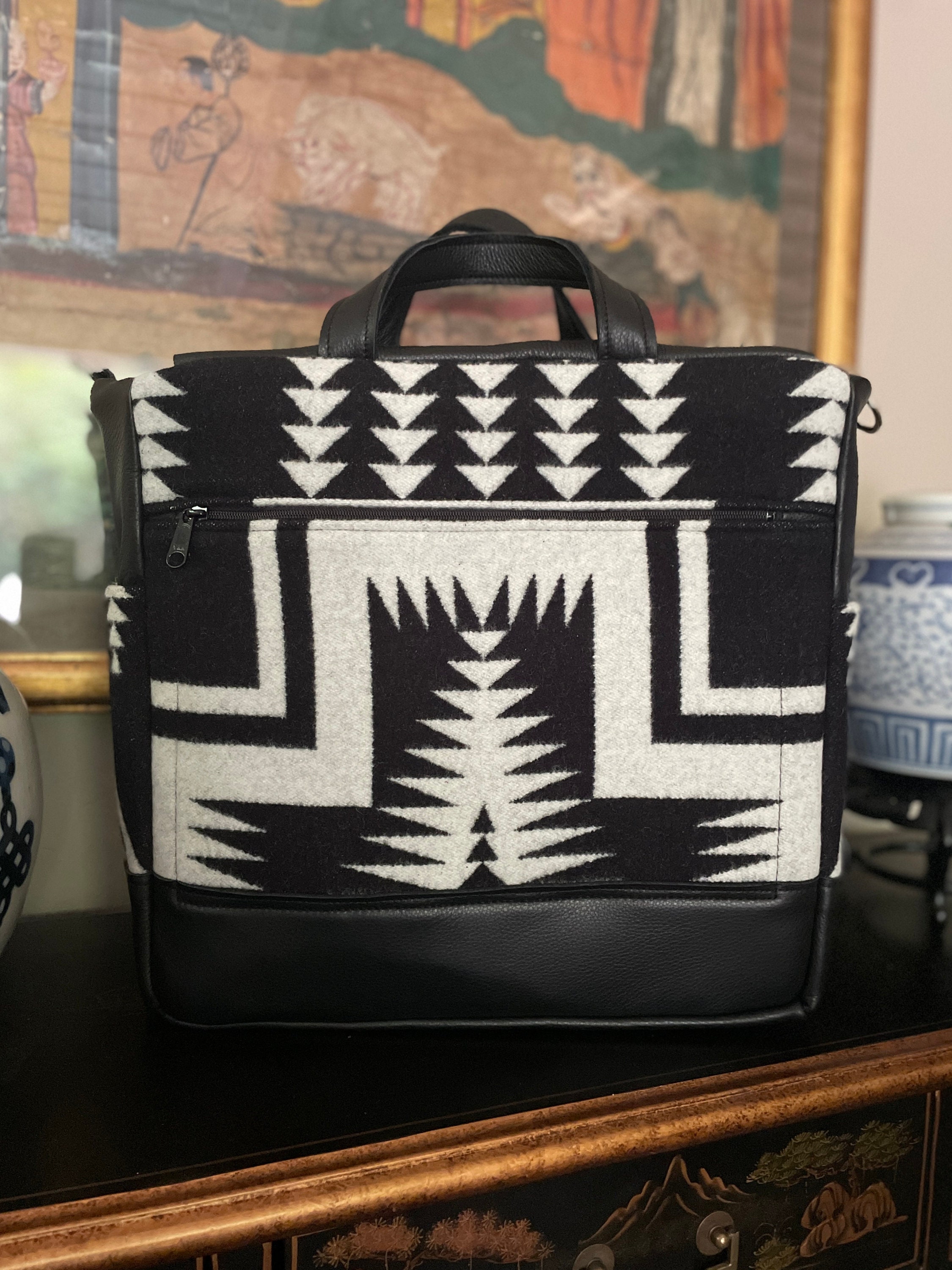 Gender Neutral Backpack Gender Neutral Backpack, Diaper Bag, Satchel, Weekender in Wool and ...