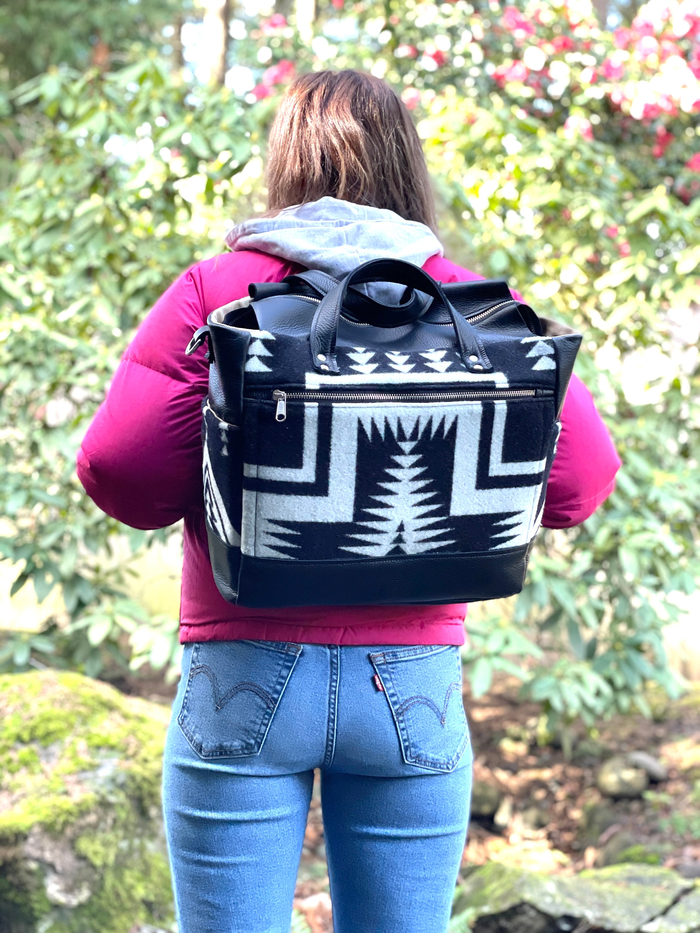 Gender Neutral Backpack Gender Neutral Backpack, Diaper Bag, Satchel, Weekender in Wool and ...